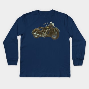 1940 INDIAN CHIEF Kids Long Sleeve T-Shirt